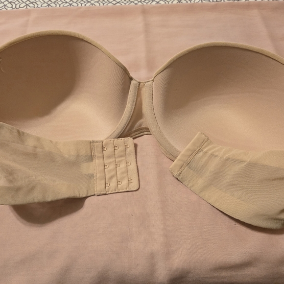 Auden Tan Lightly Lined Strapless Bra Size 38D - Picture 2 of 5